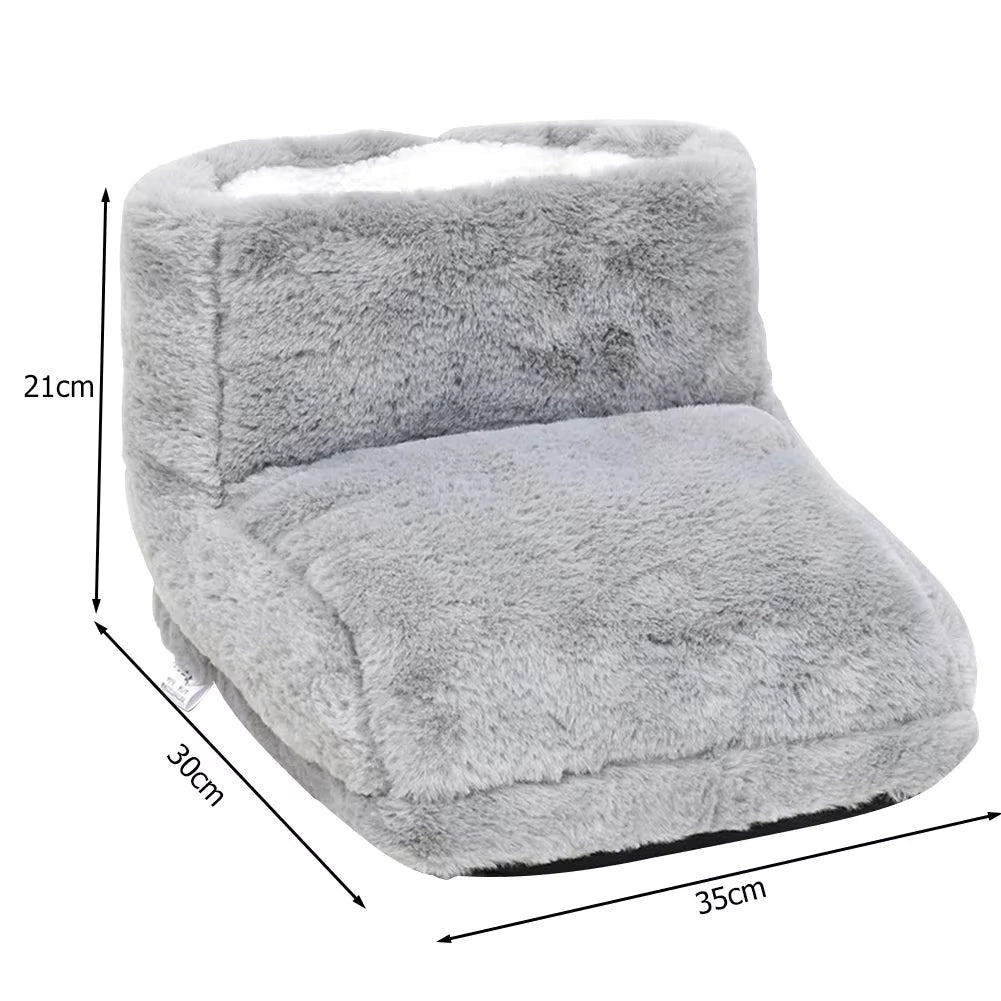 Cozy USB Electric Foot Warmer Cushion - Fleece Suede Heated Pads for Ultimate Comfort at Home