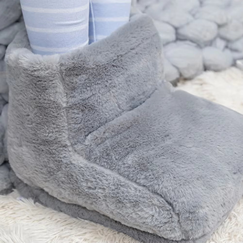 Cozy USB Electric Foot Warmer Cushion - Fleece Suede Heated Pads for Ultimate Comfort at Home