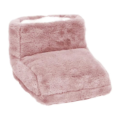 Cozy USB Electric Foot Warmer Cushion - Fleece Suede Heated Pads for Ultimate Comfort at Home